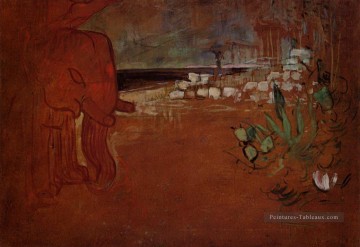 décor indien 1894 Toulouse Lautrec Henri de Peinture à l'huile